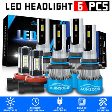 For Honda Accord 2008-2010 2011 2012 Sedan 4-Door LED Headlights Fog Light Bulbs picture