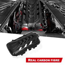 Carbon fiber engine hood panel Trim Cover For Chevrolet Corvette C8 2020-2024 picture