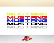 99-04 Ford Mustang GT/Mach/Bullitt/V6 Bumper Lettering Vinyl Insert Decal KIT picture