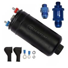 QFS 380LPH External Inline Fuel Pump with -6AN Check Valve Fittings 50-1009 044 picture