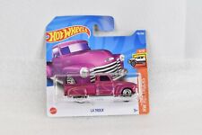 Hot Wheels 2022 Short Card La Troca Pink Chevy P Case In Stock In US Hot Trucks picture