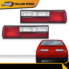 Taillights Taillamps Rear Brake Lights Left/Right Pair Fit for 87-93 Mustang LX picture