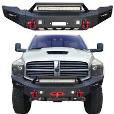 Fits 2006-2008 RAM 1500 Front Bumper Steel w/Winch Plate & LED Lights picture