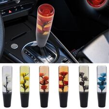VIP 20CM JDM Clear Real Flowers Manual Gear Stick Shift Knob Lever Shifter picture