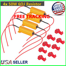 4pcs Load Resistor 50W 6RJ 6ohm LED Decoder FIX Hyper Flash Turn Signal Blinker  picture