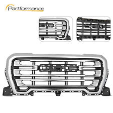 For GMC Sierra 1500 SLT 2019 2020 2021 Grill Front Upper Bumper Grille Chrome picture
