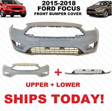 2015 2016 2017 2018 FORD FOCUS FRONT BUMPER COVER UPPER AND LOWER SET BRAND NEW  picture