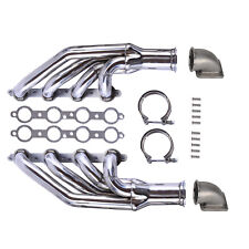 T3 T4 To V Band 3.0 Elbow+Turbo Exhaust Manifold For LSX LS1 LS2 LS3 LS6 GM V8 picture