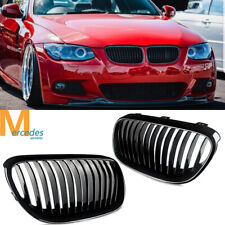 Front Kidney Grilles Gloss Black For BMW E92 E93 LCI 10-13 328i 335i Convertible picture