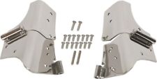 Kentrol Fits 97-06 Jeep Wrangler TJ Windshield Hinge Pair - Polished Silver picture