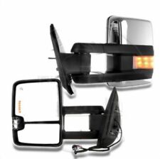 Fits 2008-2013 Silverado Sierra 1500 2500 3500 Power Heated LED Signal Mirrors picture