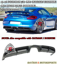 GT4-Style Rear Bumper Diffuser (PP) Fits 13-16 Porsche 981 GT4 Boxster Cayman picture
