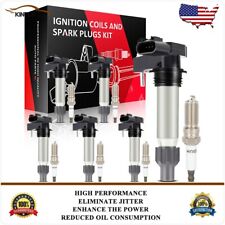 6 Ignition Coil & Spark Plug Kits For Cadillac Chevy Impala GMC Buick Pontiac picture