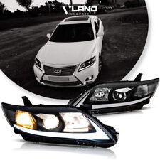 Pair Vland LED Projector Headlights For 2010-2011 TOYOTA CAMRY W/Sequential picture