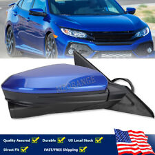 Right Blue Side View Mirror Power Heated w/ Camera 11Pin For Honda Civic 2016-21 picture