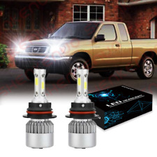 For Nissan Frontier 98-2000 - 9004 HB1 LED Headlight Hi/Low Beam 6000K Bulbs Kit picture