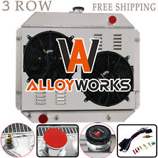 3 Row Radiator Shroud Fan For 1966-1979 Ford F-100 F-150 F-250 F-350 Bronco V8 picture