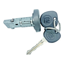 NEW GM OEM Ignition Key Lock Cylinder Switch W/2 Chevy Bow-Tie Logo Chip Keys picture