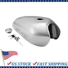 9L 2.4Gallon Motorcycle Fuel Gas Tank w/ Cap For Honda CG125 Cafe Racer Durable~ picture