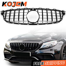 GTR AMG Style Front Bumper Grill Grille FOR 15-18 Mercedes Benz W205 C63 2DR 4DR picture