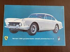 Ferrari 250 GTE Granturismo Coupe Pininfarina 2+2 Vintage Brochure (English) picture