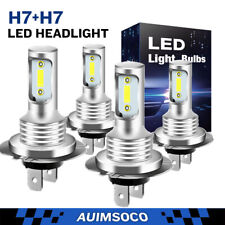 4x H7 H7 LED Headlight Bulbs Kit High Low Beam Super Bright 10000K Xenon White picture