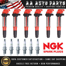 6x Performance Ignition Coil & NGK Spark Plug for BMW 550i 650i 750i X5 UF515 picture