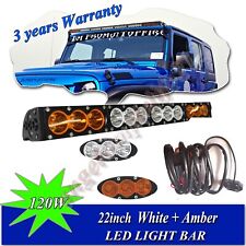 Slim 22 inch LED Light Bar Combo Spot Flood Off Road Driving Work Truck Boat 4WD picture
