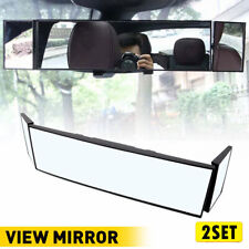 2set Car Large Foldable Interior For Vision Rear View Wide Mirror Angle Blindspo picture