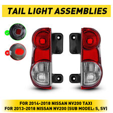 Left+Right Tail Light Rear Lamp Clear Red Lens For Nissan NV200 2013-2018 US picture