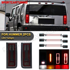 For 2003-2009 Hummer H2 SUV Full LED Rear Brake Tail Lights Turn Signal Reverse picture