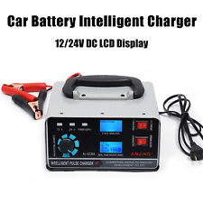 12V/24V Heavy Duty Smart Car Battery Charger Automatic Pulse Repair Trickle 400W picture