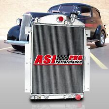 For 1937-1938 Chevy Master Truck V8 Conversion 3.5L L6 3 Row Aluminum Radiator picture
