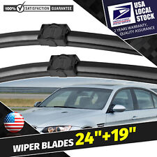 2PCS New Genuine Quality Replacement Windshield Wiper Blades One Set of 24
