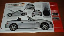★★1998 BMW M ROADSTER SPEC SHEET BROCHURE PHOTO INFO PAMPHLET 98 97★★ picture