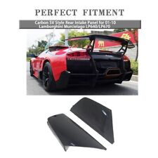 Carbon SV Style Rear Intake Panel for 01-10 Lamborghini Murcielago LP640/LP670 picture