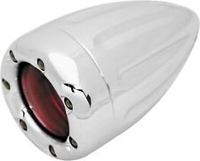 Arlen Ness - 12-750 - Chrome Deep Cut Turn Signal - RED Ring/Tail Light picture