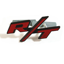 OEM For RT Front Grill Emblems R/T Car Badge New Red Black Nameplate Sticker picture