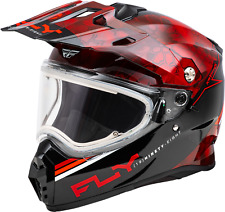 FLY Racing Adult Trekker Cold Weather Conceal Helmet (Red/Black, 2X-Large) picture