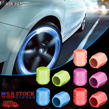 8PCS Car Auto Wheel Tire Tyre Air Valve Stem LED Light Caps Cover Accessories picture