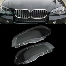 Left& Right Headlight Lens Cover Lampshade Lamp Cover For BMW X5 E70 08-13 picture