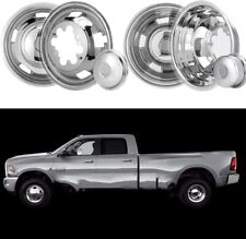 17'' 8 Lugs Stainless Steel Dually Wheel Simulators for 2003-2019 Dodge Ram 3500 picture