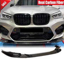 BMW X3 M F97 X4 M F98 2019-2021 Dry Carbon Front Bumper Lip Spoiler Body Kit picture