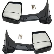 Set of 2 Towing Mirror Manual For 99-2015 Ford E-350 Super Duty Left and Right picture