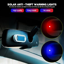 2PCS Solar Power Car Fake Alarm LED Anti-Theft Warning Lights Flashing Blinking picture