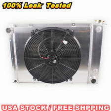 CC337 3Row Radiator&Fan For 1967 1968 1969 Chevy Camaro LS Engine Swap 67-69 picture