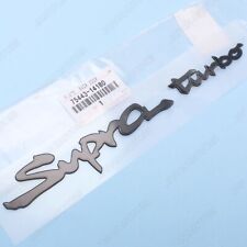Genuine OEM Toyota Supra Rear Trunk Lid Nameplate SUPRA TURBO  Badge 75443-14180 picture