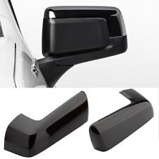 For 19 20 21 22 Chevy Silverado 1500 GLOSS BLACK Replacement Side Mirror Covers picture