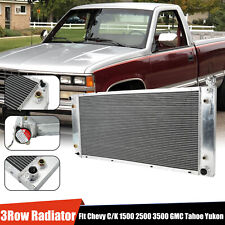 1520 3Row Aluminum Radiator For 1988-2000 Chevy C/K Truck 1500 2500 3500 5.7L V8 picture
