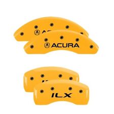 MGP Caliper Covers Set of 4 Yellow finish Black Acura / ILX picture